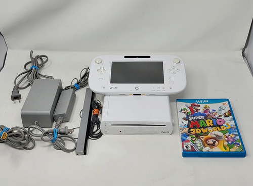 White wiiu 8gb console - wiiu,